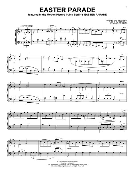 Easter Parade | Sheet Music Direct