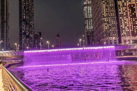 Dubai Water Canal | Dubai Canal Bridge Waterfall