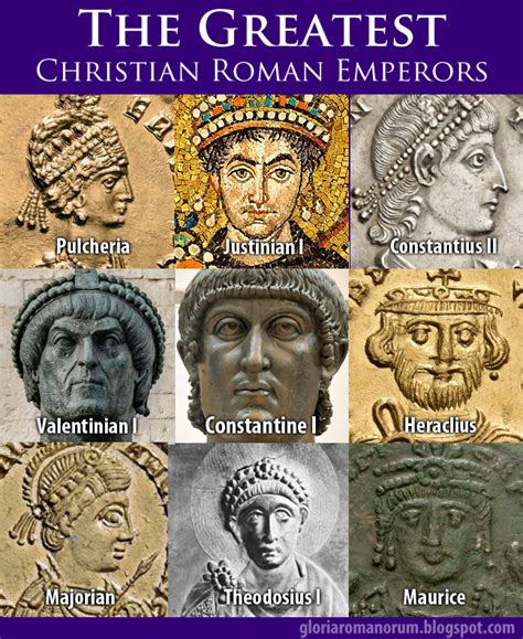 The Nine Greatest Rulers of the Christian Roman Empire