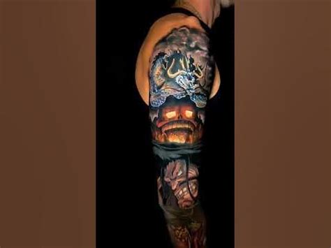 Kaido from One Piece - tattoo by dave.vero.ink - YouTube