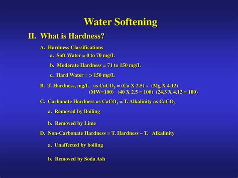 PPT - Effective Lime/Soda Ash Water Softening PowerPoint Presentation, free download - ID:422177