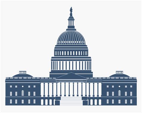 Us Capitol Building Png, Transparent Png - kindpng