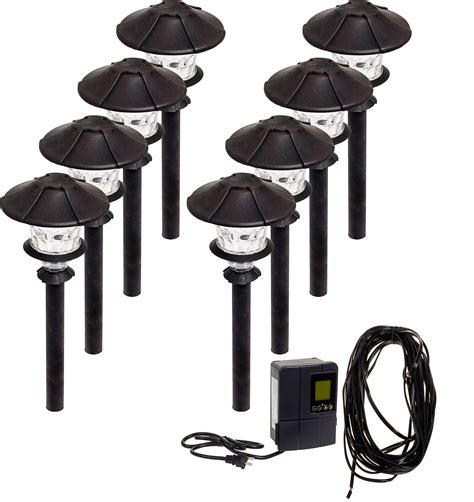 PARADISE NEW GL33999 Low Voltage Cast Aluminum 1W Garden Path Light Set | eBay