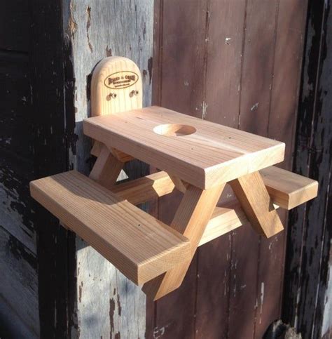 Squirrel Feeder Picnic Table | Picnic table, Squirrel feeder, Squirrel