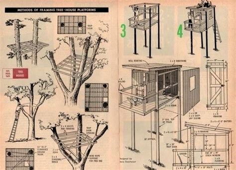 tree house building plan tree house plans free plans purchased with this item will be diy ...