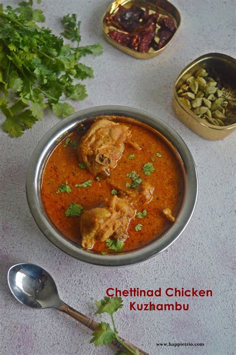 Chettinad Chicken Curry Recipe | Chettinad Chicken Kuzhambu - Cook with ...