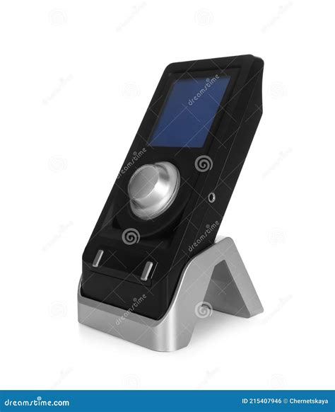 Modern Remote for Audio Speakers Isolated on White Stock Photo - Image ...