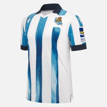 Real Sociedad 2023/24 adults' home match jersey | Macron Technical ...