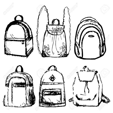 Backpacks Drawing at GetDrawings | Free download