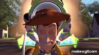 Buzz and Woody Rocket 🚀 | Toy Story | Disney Channel UK on Make a GIF