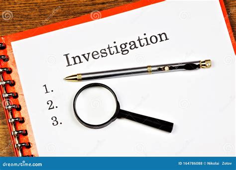 Investigation-a Scientific Method of Study, the Search for New ...