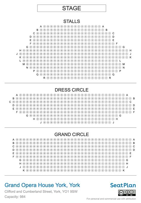 Grand Opera House York Seating Plan & Photos | SeatPlan