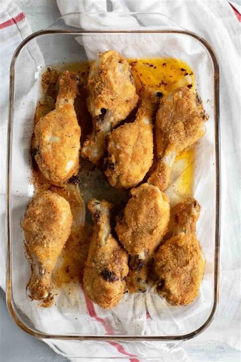 Crispy Baked Chicken Drumsticks Recipe - Taste and Tell