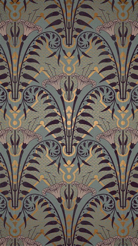 Pin by Beth Loubet on Art | Art nouveau wallpaper, Art nouveau pattern, Art deco wallpaper