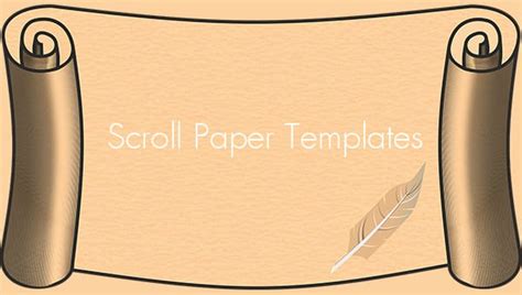 12+ Scroll Paper Templates & PSD Designs! | Free & Premium Templates