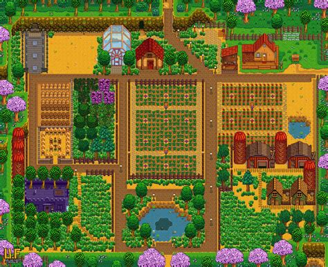 Pin by EAM on fancy farms | Farm layout, Stardew valley, Stardew valley ...