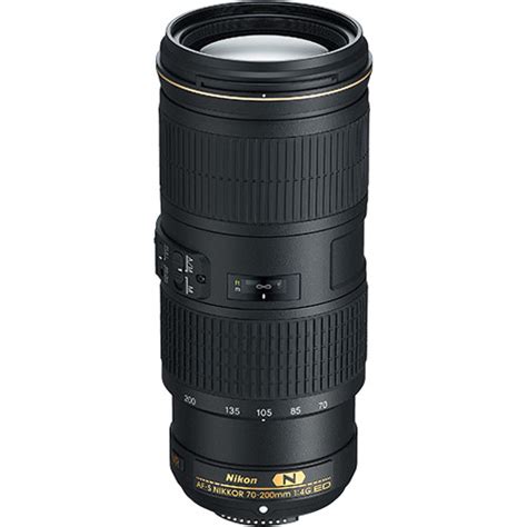 Nikon AF-S NIKKOR 70-200mm f/4G ED VR Lens 2202 B&H Photo Video