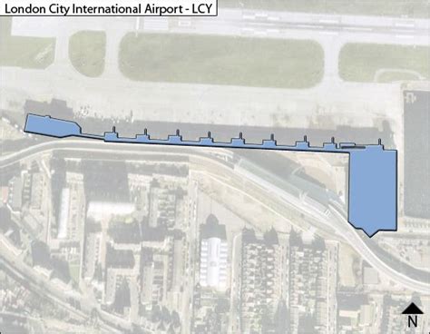 London City LCY Airport Terminal Map