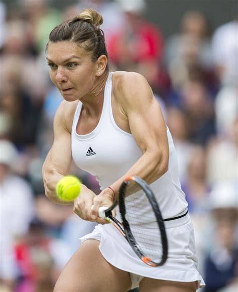 Simona Halep - Wimbledon Tennis Championships in London - Quarterfinals • CelebMafia