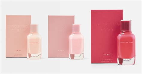 Zara In Pink: Frosted Cream, Fizzy Pink, Tempting Rose ~ New Fragrances