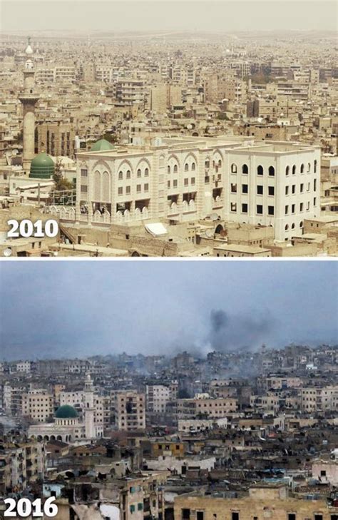 Syria ‘before and after’ photos reveal war’s terrifying toll | Daily ...