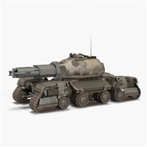 Tank Sci-Fi 3D Model $139 - .obj .fbx .3ds .max - Free3D