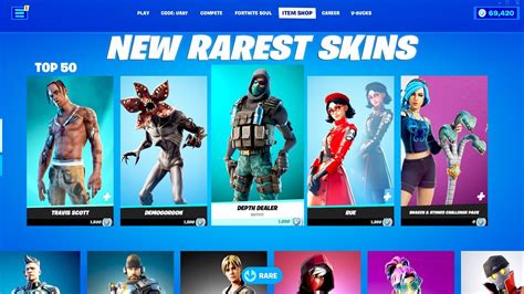 Fortnite TOP 50 RAREST SKINS! - YouTube