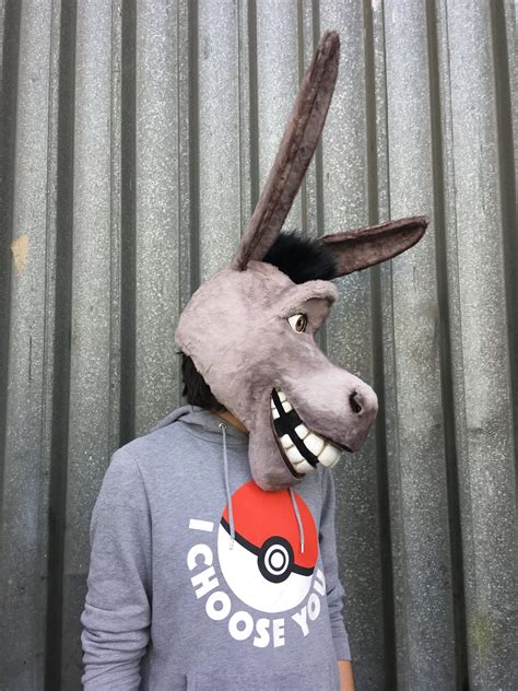 Donkey Shrek Mask - Etsy