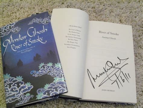 Amitav Ghosh : Sea of Poppies - signed first edition