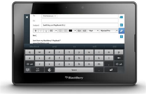 Uncovered: BlackBerry PlayBook OS 2.0 Uses SwiftKey Keyboard ...