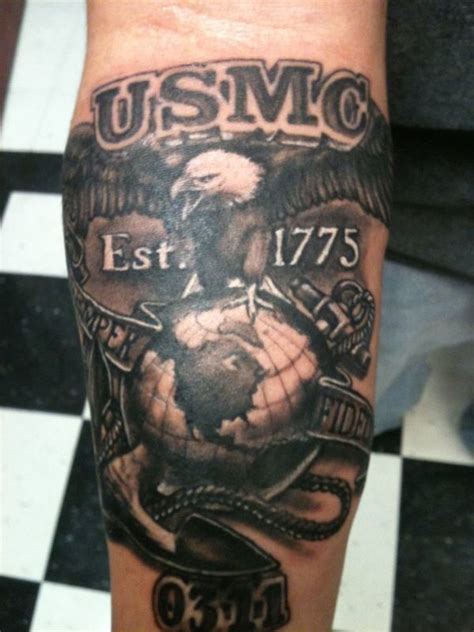 Devil Dog Ink: 104 Insanely Dope Marine Corps Tattoos - TattooBlend