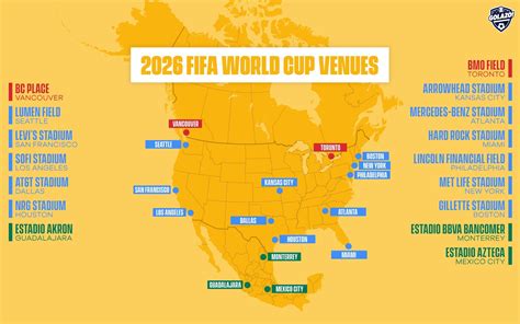 2026 FIFA World Cup venues : r/MapPorn