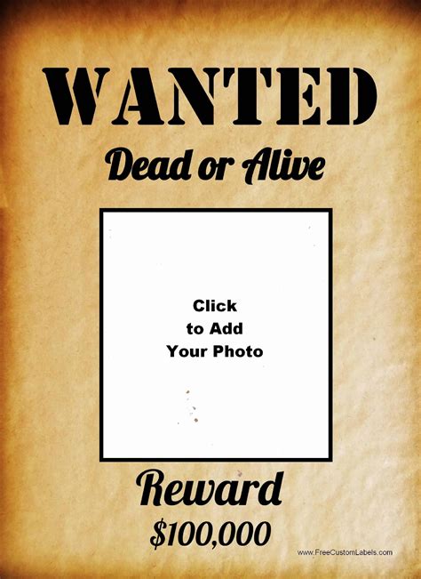 Free Online Wanted Poster