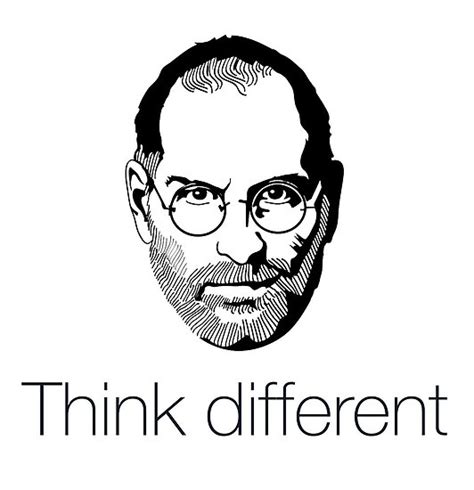 "Apple's Steve Jobs - Think Different" Posters by weheartscott | Redbubble