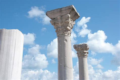 Ancient Greek columns in Cheronesus within Sevastopol Photograph by ...