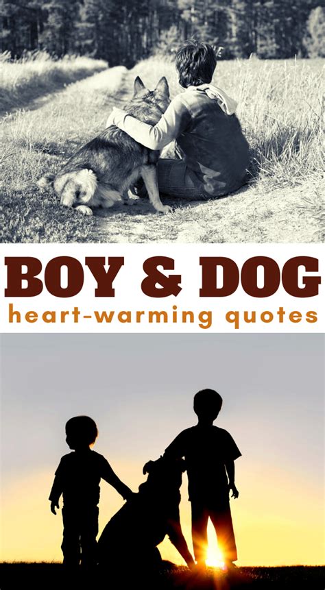 15 Heart-Warming Boy and Dog Quotes