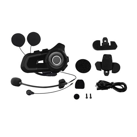 S2 Helmet Intercom Bluetooth Motorcycle Intercom Waterproof Riders Talking Headset Smart Light ...