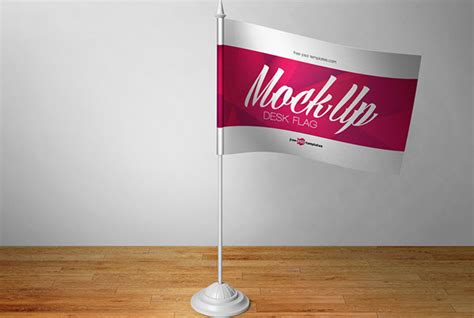 Free Flag Mockup PSD File [Download] 2023 - Daily Mockup