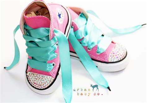 Infant Toddler Baby Girl High Top Pink Converse® All Star®