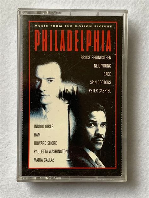 Buy Philadelphia Soundtrack Vintage Cassette Tape 1993 Bruce Online in ...