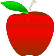 Download Cartoon Red Apple | Wallpapers.com