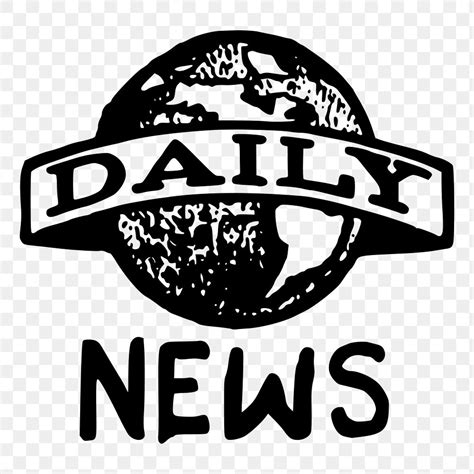 Daily news logo png sticker | Free PNG - rawpixel