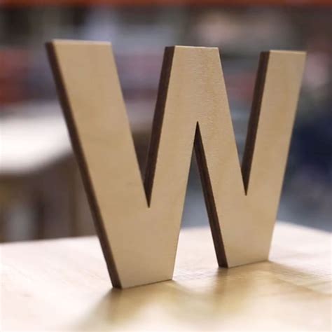 Wood Letters - Custom Baltic Birch Letters | Woodland Mfg