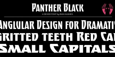 Panther Black Font Download - Fonts Empire