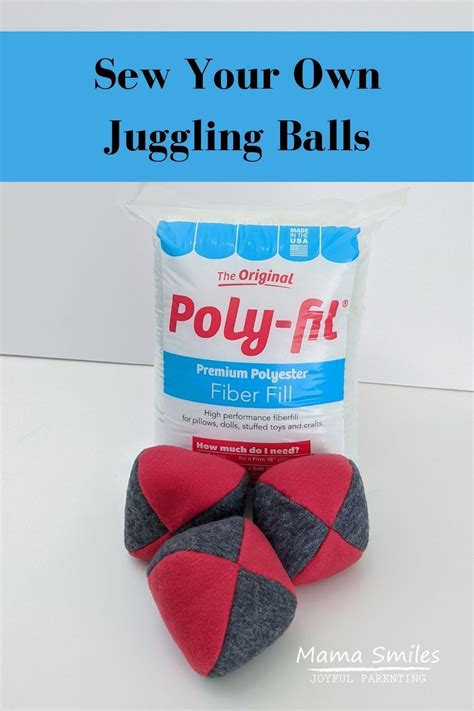 How to Make Juggling Balls: Step by Step Tutorial and Sewing Pattern ...