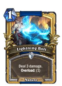 Lightning Bolt - Hearthstone Wiki