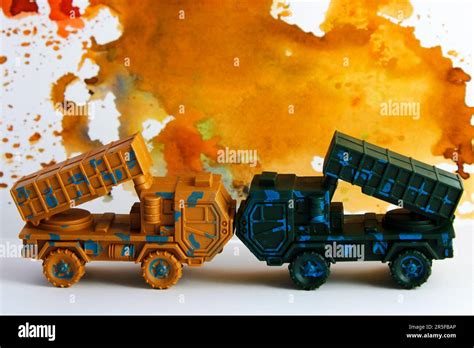 Toy rocket launcher Stock Photo - Alamy