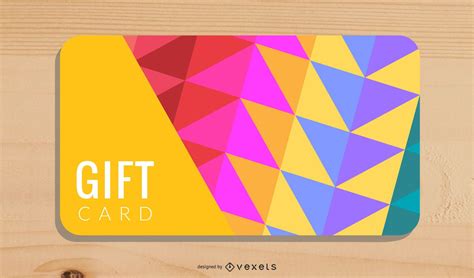 Gift Card Background Design Vector Download