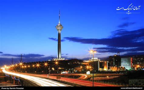 Tehran night - Iran | Iran, Tower, Landmarks