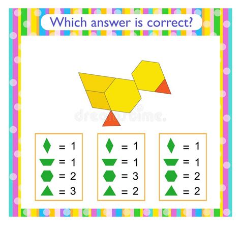 Math Activity for Kids. Find the Correct Answer. Cartoon School Bus ...